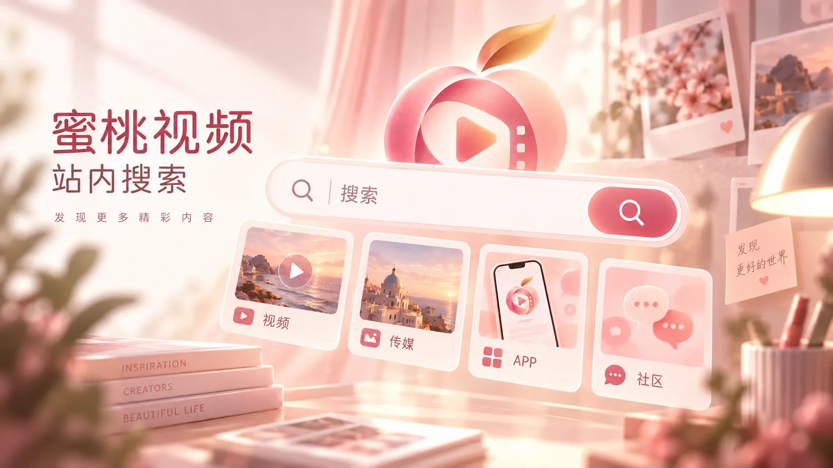 蜜桃视频站内内容搜索